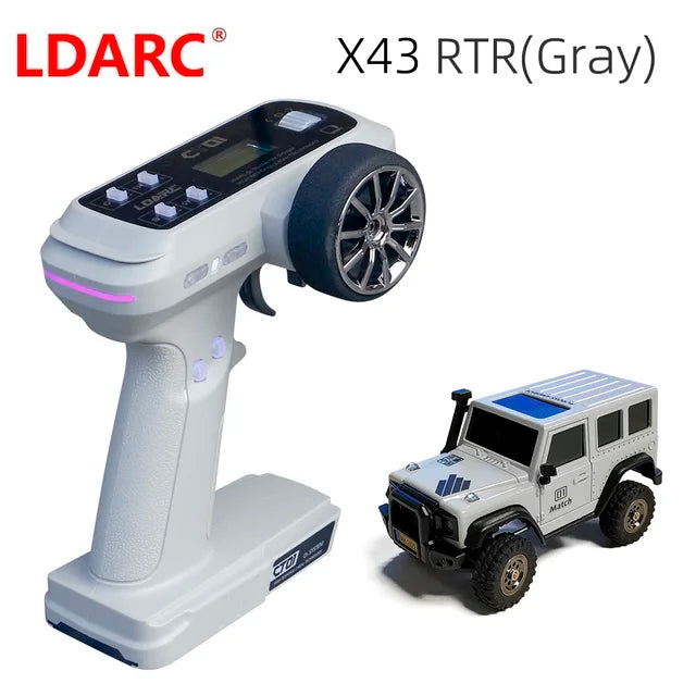 LDARC X43 RTR/BNR 1/43 Crawler turbo RC car 4WD