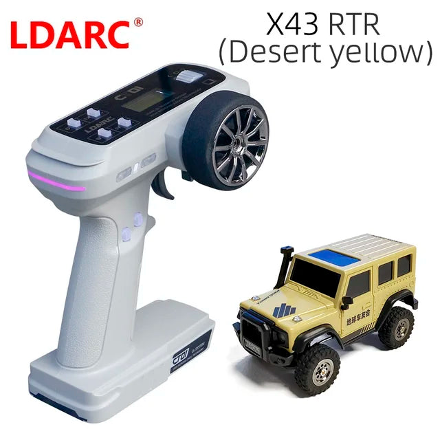 LDARC X43 RTR/BNR 1/43 Crawler turbo RC car 4WD