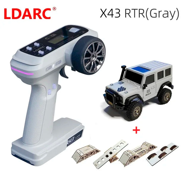 LDARC X43 RTR/BNR 1/43 Crawler turbo RC car 4WD