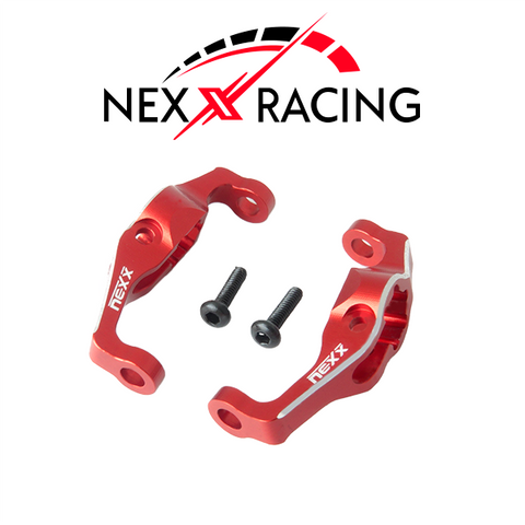 Nexx Racing Alu 7075 C-Hub Carrier For FMS Max Smasher & Power Wagon 1/24 (Red)