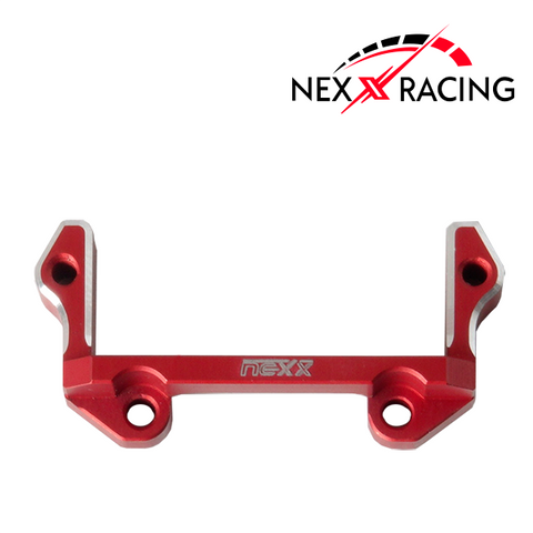 Nexx Racing Servo Mount Alu 7075 T6 For FMS FCX24 Max Smasher & Power Wagon (Red)