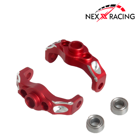 Nexx Racing CNC Alu C Hub Carriers for TRX-4M ( Included Bearing )-Red