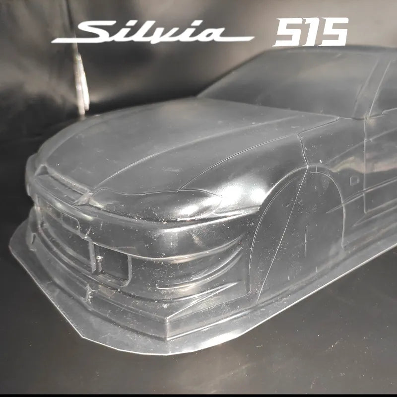 RC 1/10 Nismo Coppermix Silvia S15 PVC Bodyshell 260mm Wheelbase With Lampshade and Spoiler For 1/10 RC Turing Drift