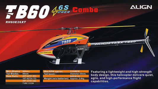 Align TB60 Helicopter Combo (6S)