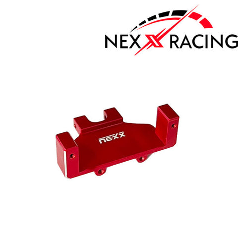 NexxRacing AX24 Aluminum Servo Mount - RED