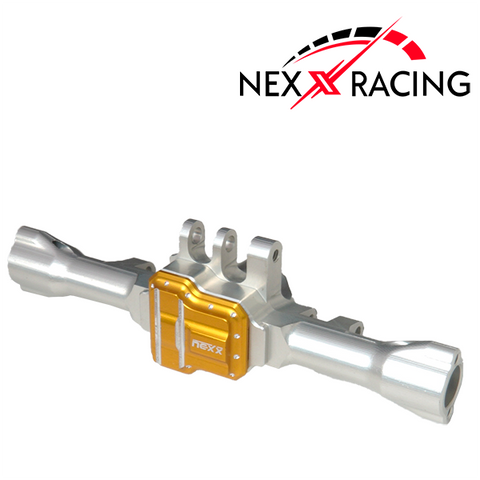 Nexx Racing CNC Alu Rear Axle Housing For TRX4M ( Included Bearing )-Silver