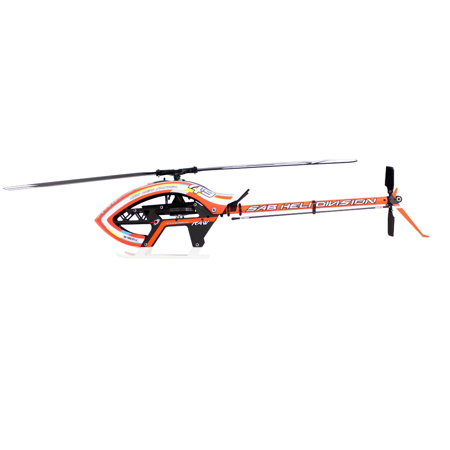 SAB Goblin Raw 420 Competition Helicopter Kit - With Main & Tail Blades