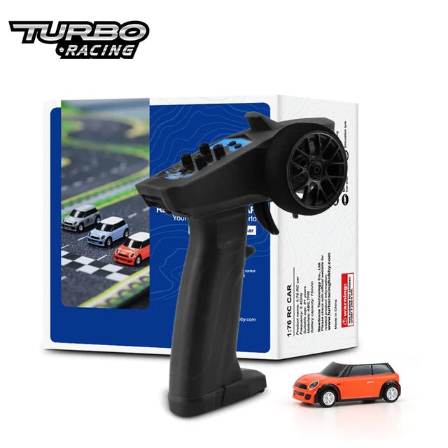 Turbo Racing 1:76 MINI 2.4GHz RC Electric Remote Control Model Car Mini Cooper