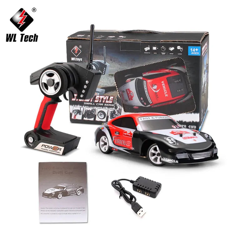 WLtoys K969 1:28 4WD 2.4G Mini RC Racing Car High Speed