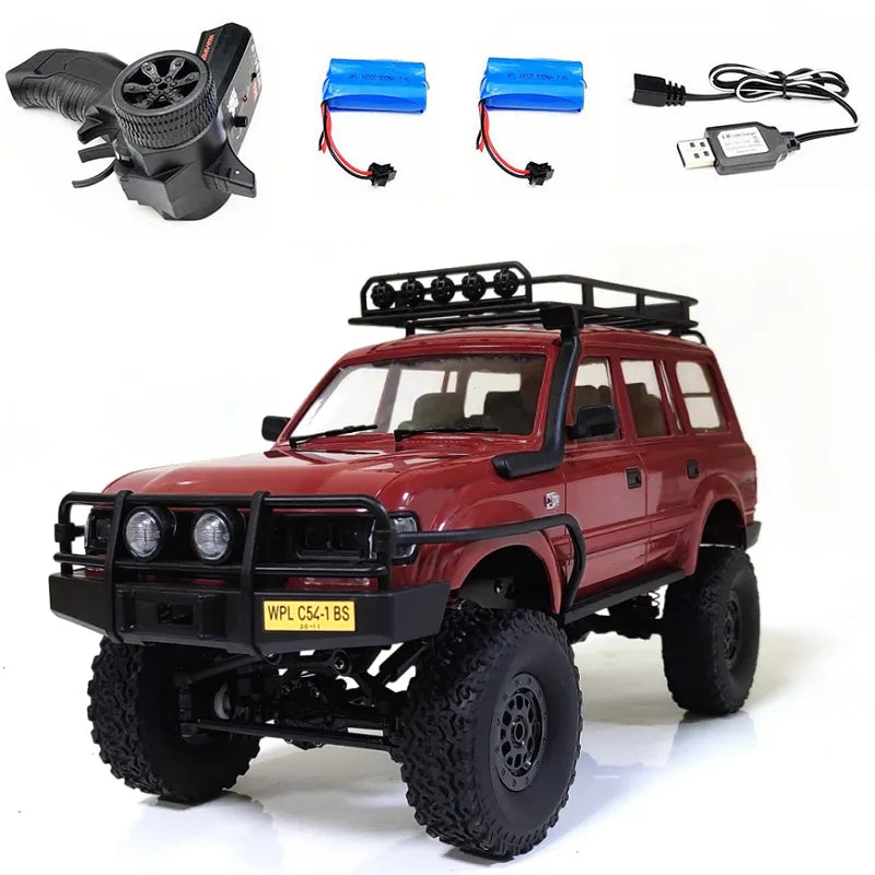 WPL C54-1 RC CAR C54 CAR LC80 Crawler Simulate Full Scale