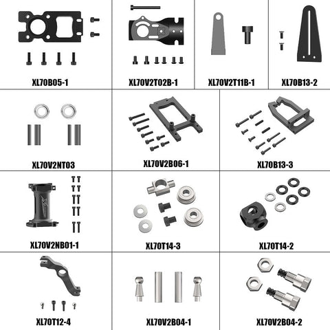 XLPower Specter 700 NME to WC Upgrade Parts Combo