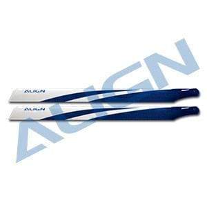 Align 425mm Carbon Fiber Flybarless Blades - Blue (Trex 500 EFL / 500 Pro DFC / 500L Dominator)