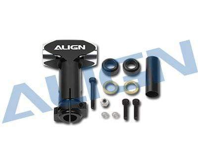 ALIGN 550EFL Newly Designed Main Rotor Housing Set/Black - T-Rex 550E Flybarless