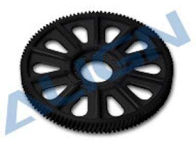 Align CNC Slant Thread Main Drive Gear M1 / 112T BLACK - Trex 550 DFC / 550L Dominator / Trex 600 EFL / 600E Pro / 600 DFC