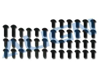 Align Frame Hardware - Trex 450 PRO (M2.5x5mm / M2.5x8mm Button Head Screws / T2.6x6mm Button Head Self Tapping Screws)