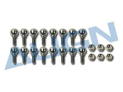 Align Linkage Ball C Hardware Bag - (M2x4mm / 5x9mm Linkage Balls / M2 Nuts)