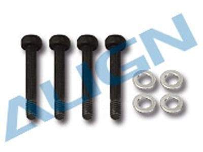 Align M2 Socket Collar Screw (M2x15mm Socket Collar Screws / 2x3.6x0.2mm Washers Included)