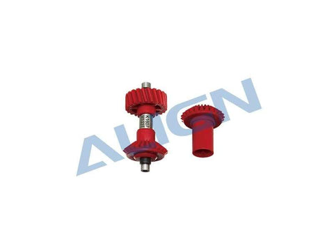 Align New T-Rex 700/800 Red M1 Torque Tube Front Drive Gear Set/23T