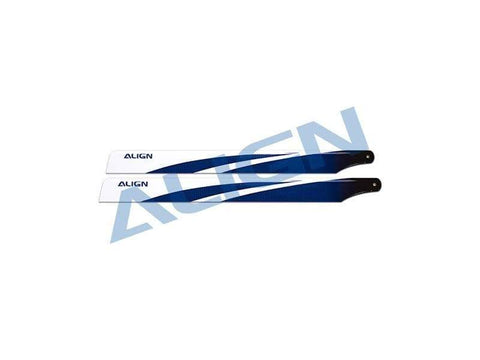 Align T-Rex 380mm Carbon Fiber Blade Set - Blue