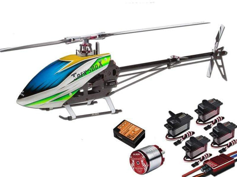 Align T-Rex 500X Dominator Combo Helicopter with DS530/DS535 Servos