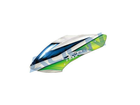 Align T-Rex 550X White/Green Fiberglass Painted Canopy