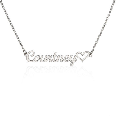 Personalized Name Necklace + Heart
