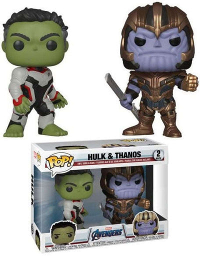 Funko POP! Marvel Hulk & Thanos Vinyl Bobble Head 2-Pack
