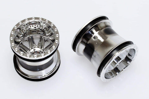 CQ0603 Monster Truck Wheel (Chrome) 2.2 x 2.4" - 2pcs/pack