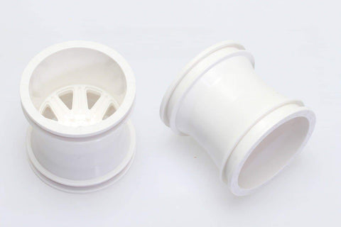 CQ0605 Monster Truck Wheel (White) 2.2" x 2.4"