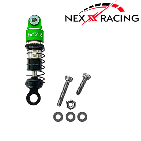 Nexx Racing Dual Spring Center Oil Shock Set - GREEN