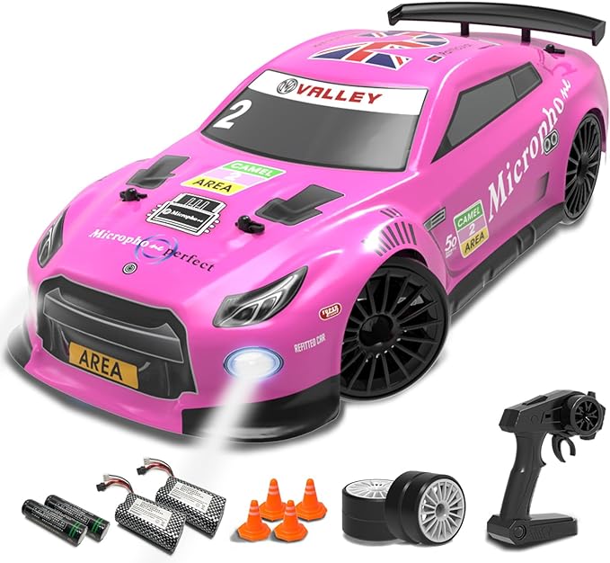RACENT 1:14 4WD High Speed Car Drifting with Racing Tires 2 pcs Batteries