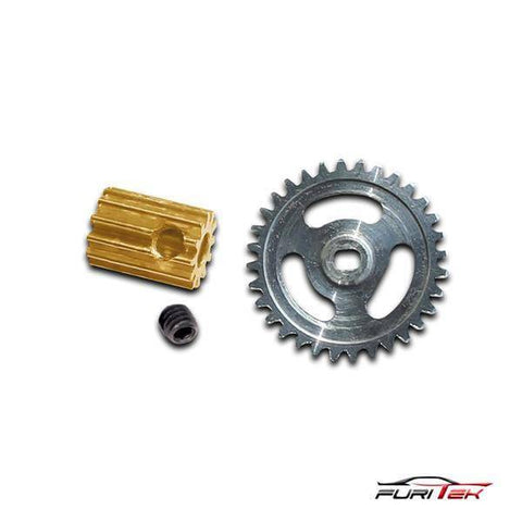 Furitek Brushless conversion for scx24 - 0.5M Spur Gear, 12T Pinion Gear