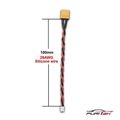 Furitek High Quality MALE XT30 TO 2-PIN JST-PH (100mm)