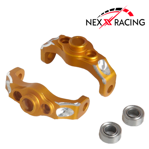 Nexx Racing CNC Alu C Hub Carriers for TRX-4M ( Included Bearing )-Gold