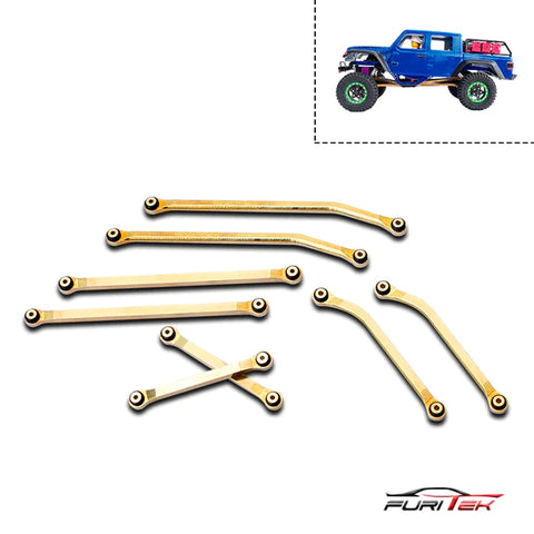 FURITEK Brass High Clearance Link Set For SCX24 GLADIATOR