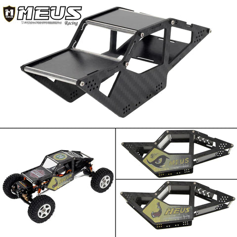 Meus Racing 1/24 Carbon Fiber Cage Body Shell For Axial SCX24 C10 JLU Ford Bronco