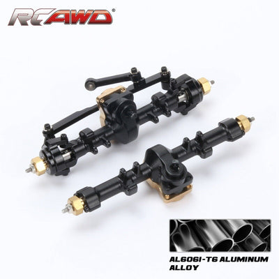 RCAWD SCX24 Alloy Front Rear Axle set