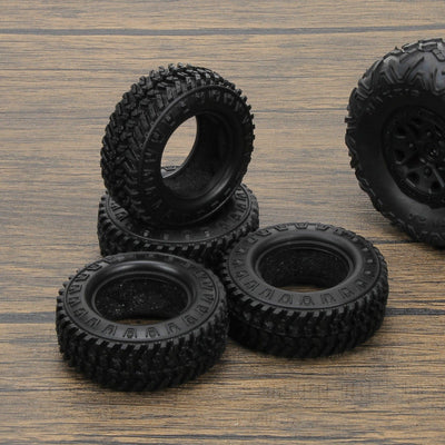 RCAWD 4pcs 55*21 mm  rubber tire for  FMS FCX24 crawlers