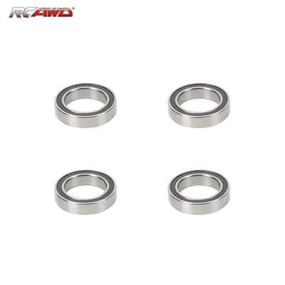 RCAWD 12x18x4mm Ball Bearing with Black Rubber Sealed set 5120 for Maxx upgrades