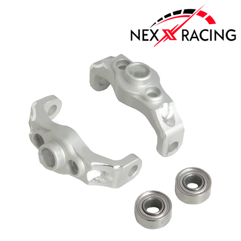 Nexx Racing CNC Alu C Hub Carriers for TRX-4M ( Included Bearing )-Silver