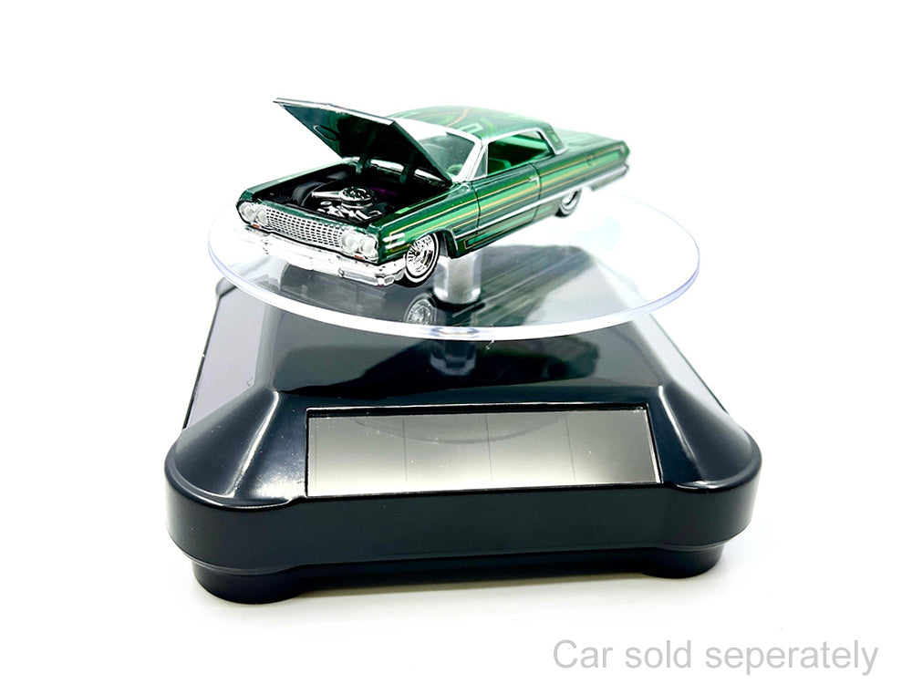 3.5″ Solar Rotating Display Stand with Black Base for 1/64 Scale Model Cars11