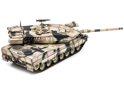 German Kampfpanzer Leopard 2A7 Main Battle Tank Desert Camouflage 1/72 Diecast Model by Panzerkampf