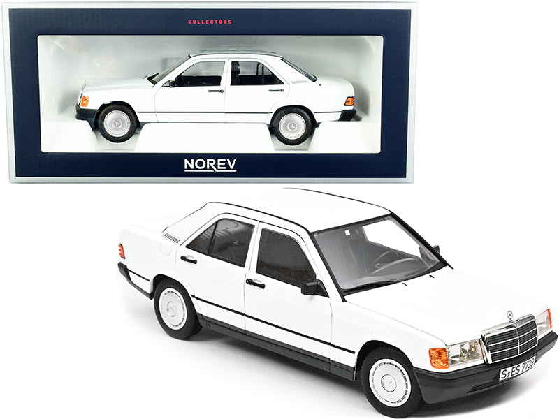 1982 Mercedes Benz 190E White 1/18 Diecast Model Car by Norev