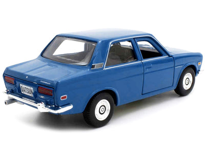 1971 Datsun 510 Blue "Special Edition" 1/24 Diecast Model Car by Maisto