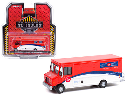2019 Mail Delivery Vehicle "Canada Post" Red and White with Blue Stripes "H.D. Trucks" Series 21 1/64 Diecast Model by Greenlight