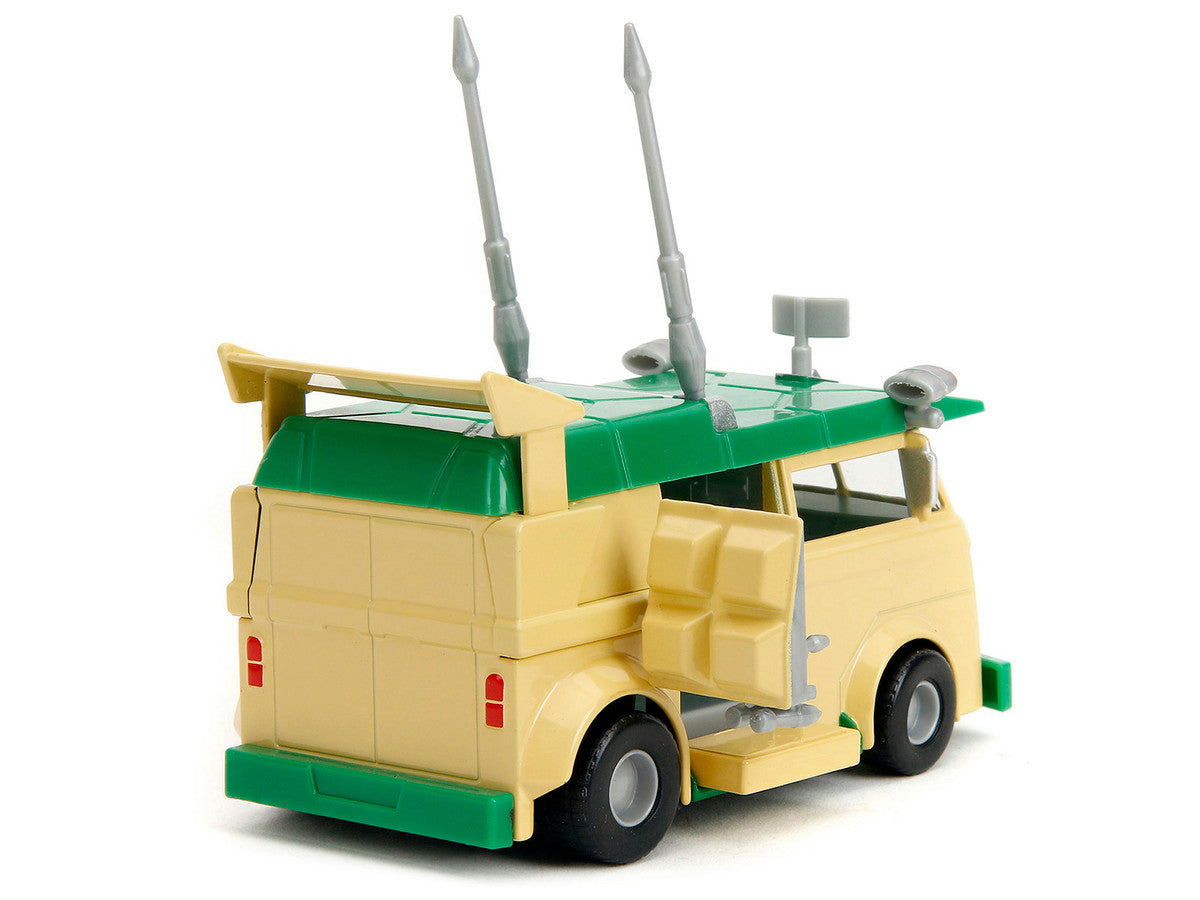 Party Wagon Green and Beige "Teenage Mutant Ninja Turtles" "Hollywood Rides" Series Diecast Model Car by Jada