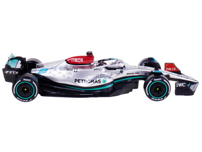 Mercedes-AMG F1 W13 E Performance #63 George Russell "F1 Formula One World Championship" (2022) with Display Case 1/43 Diecast Model Car by Bburago