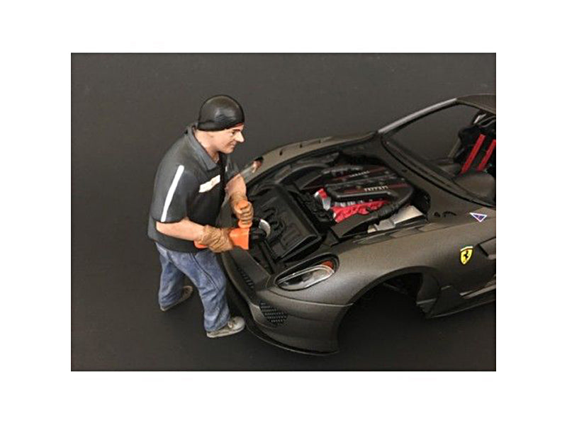 "Chop Shop" Mr. Chopman Figure for 1:18 Scale Models by American Diorama