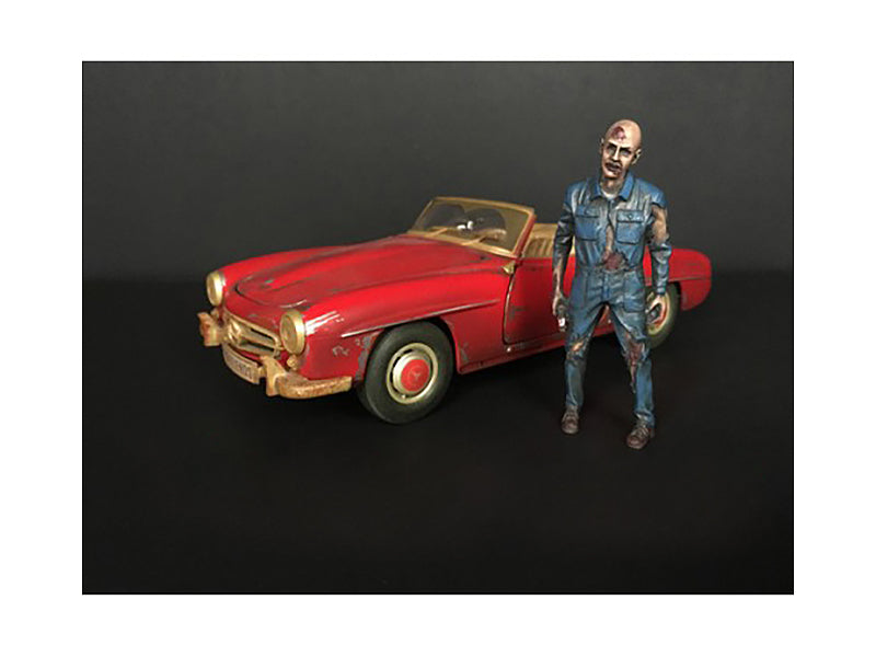 Zombie Mechanic Figurine I for 1/24 Scale Models by American Diorama