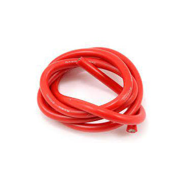 SpeedTek RC 8awg Red Silicone Hookup Wire (1 Meter)